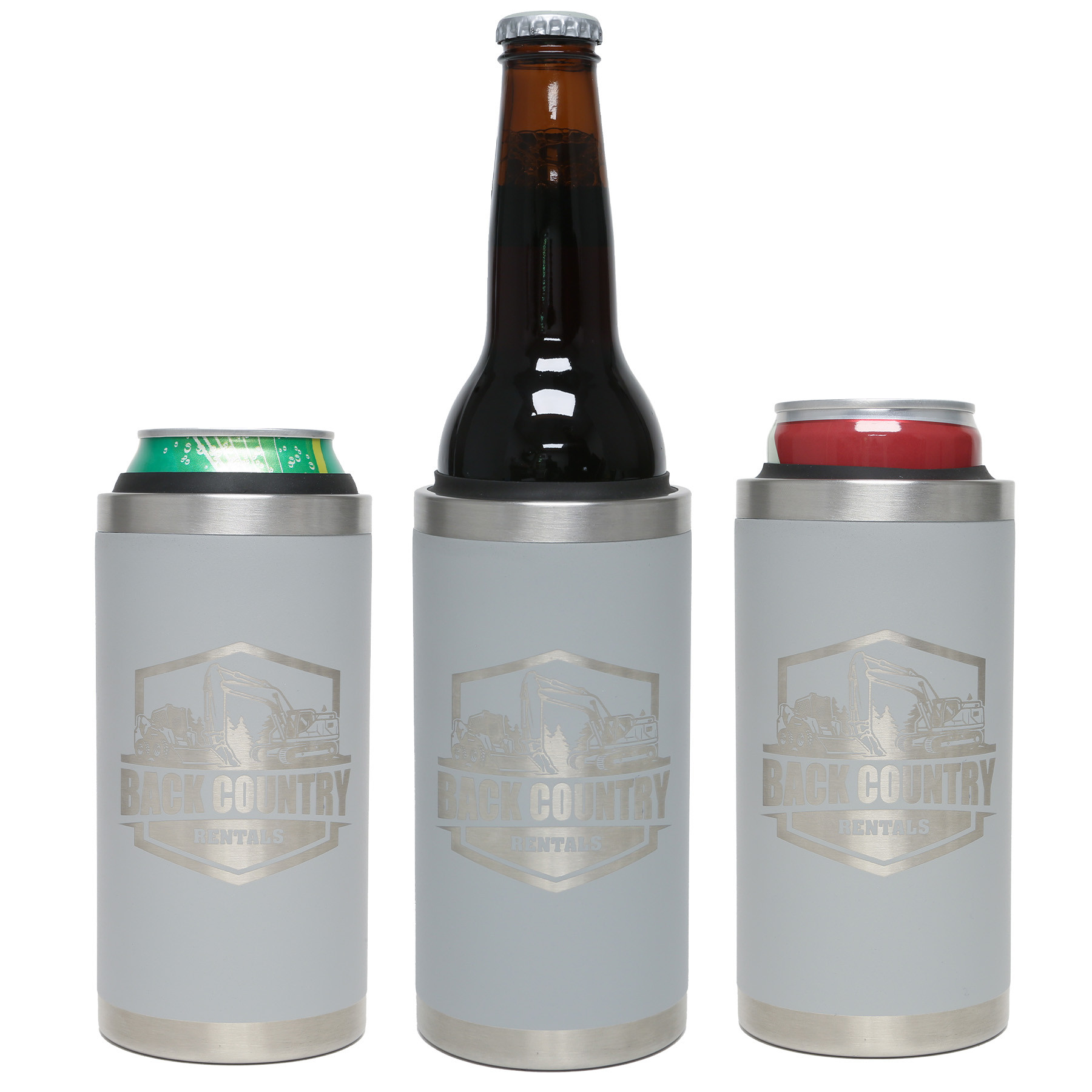 Stainless Steel Can Insulator 3-in-1 - 12 oz - View 6 - Promotional Stainless Steel Water Bottles - product view 7