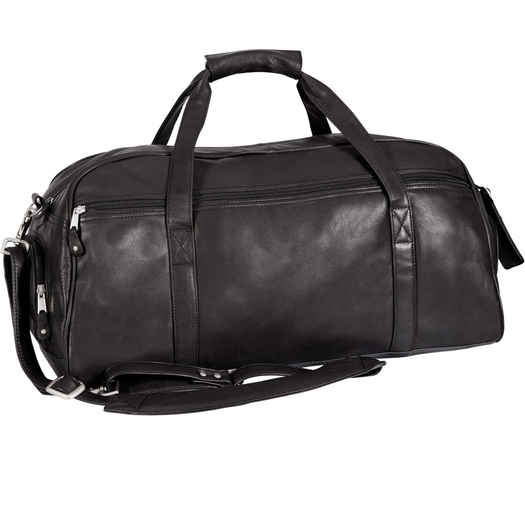 Duffel Bag Buffalo Leather Sport Wet Compartment - 23 x 1... - View 3 - Imprinted Duffel & Gym Bags - product view 4