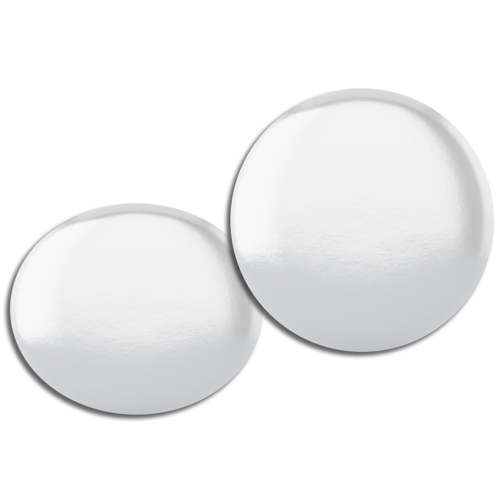 Domed Decals Vinyl Full Color Polydome - 3-6 sq in Blank - Bulk Custom Stickers & Decals Before Logo - blank view 2