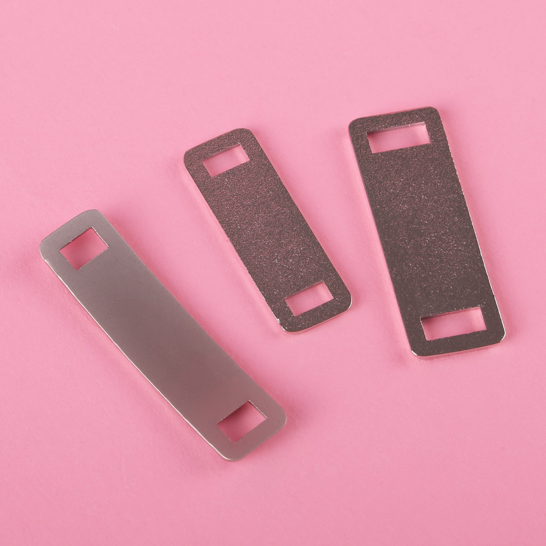 Shoelace Charm Diestruck Zinc with Color Fill - 1.25 in - View 2 - Branded Bracelets & Jewelry - product view 3