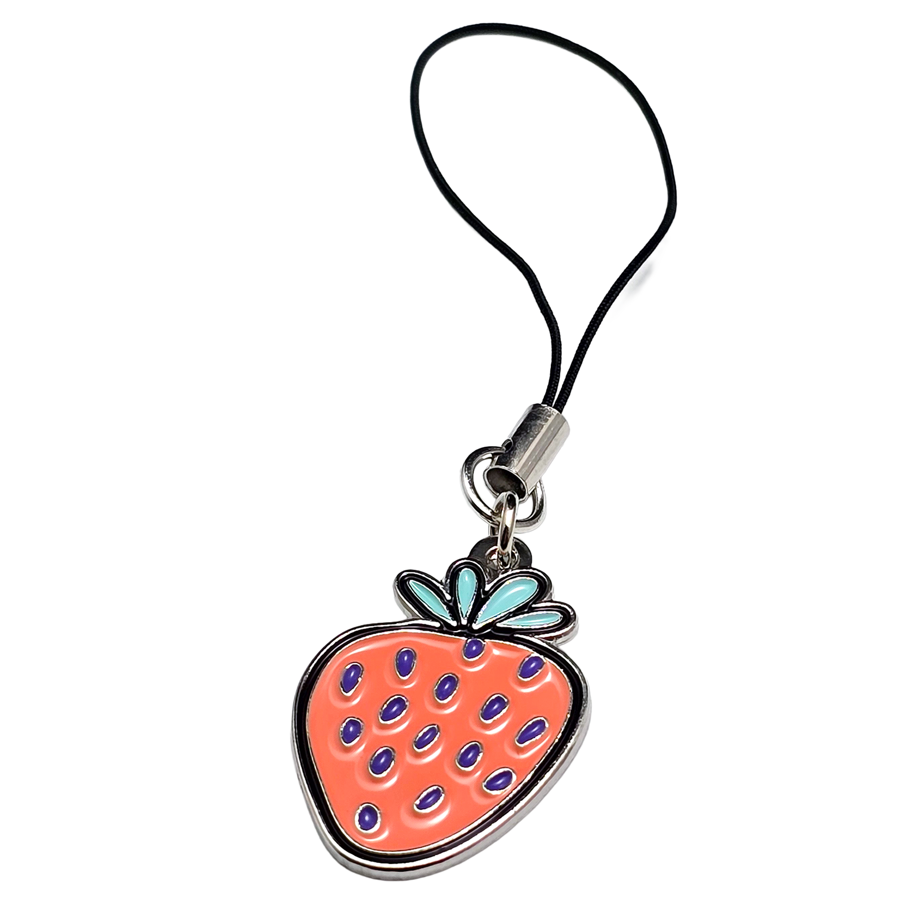 Phone Charm Diestruck Zinc with String - 1 in - View 8 - Personalized Bracelets & Jewelry - product view 7