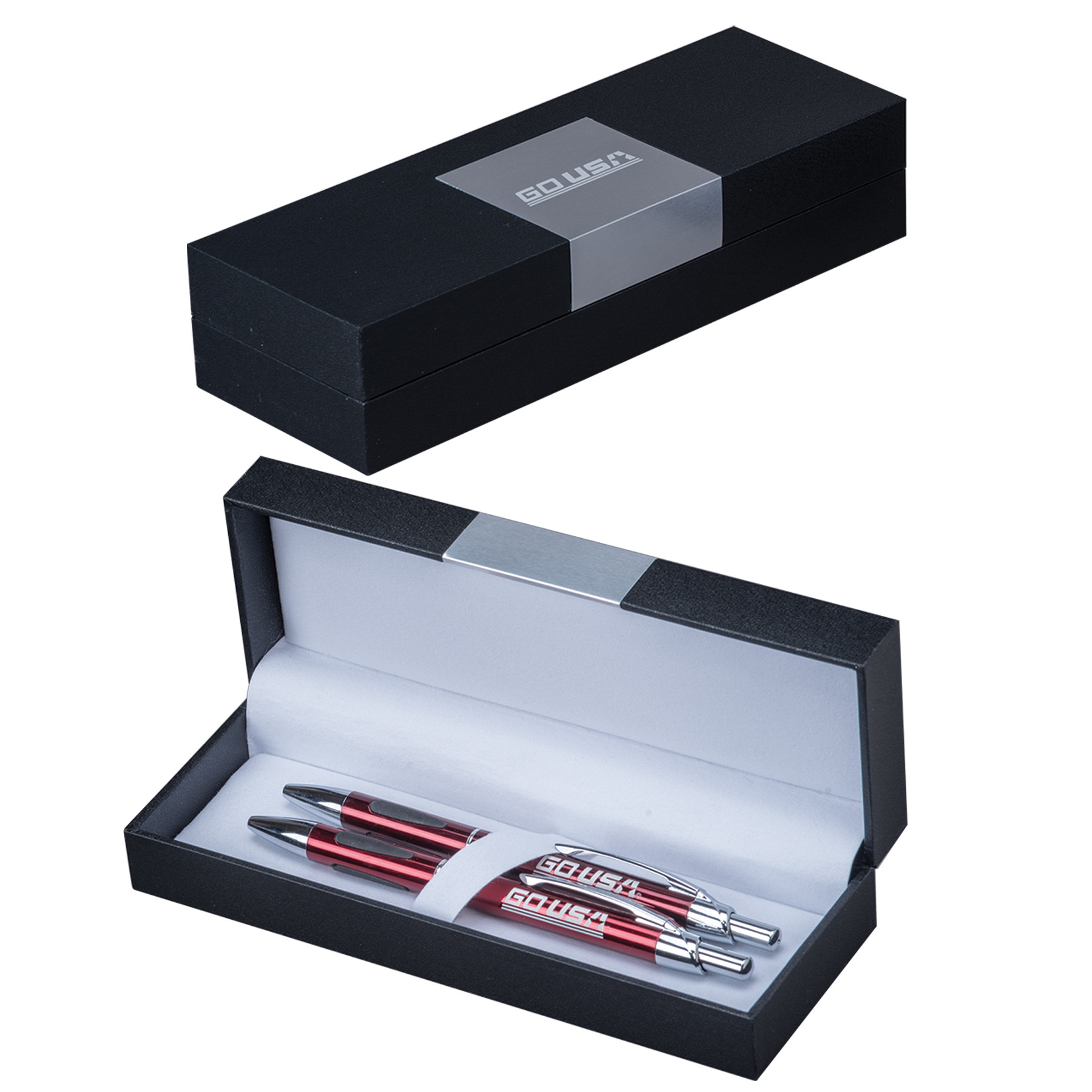 Executive Pen Gift Box Leather-Look Pebble Grain - Similar Promotional Product