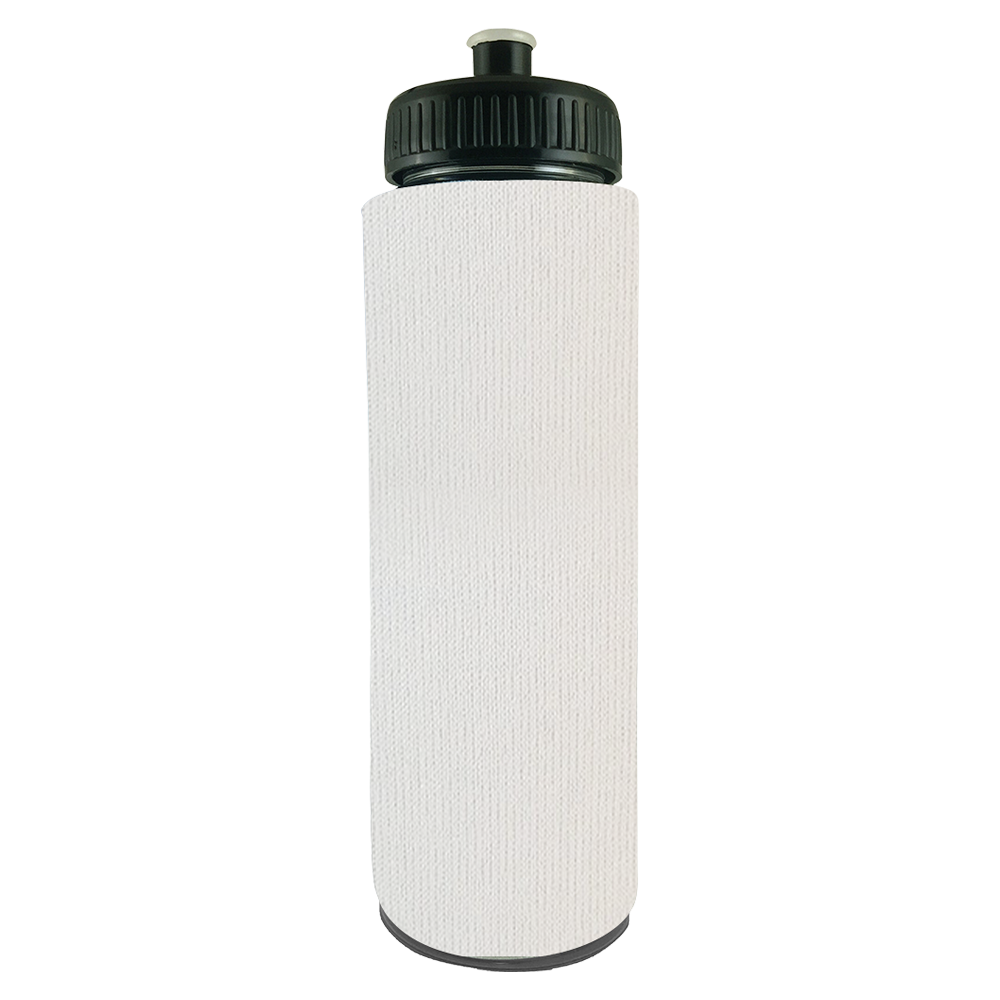 Water Bottle with Full Color Foam Sleeve - 25 oz Blank - Promotional Water Bottles with Logo Before Logo - blank view 3