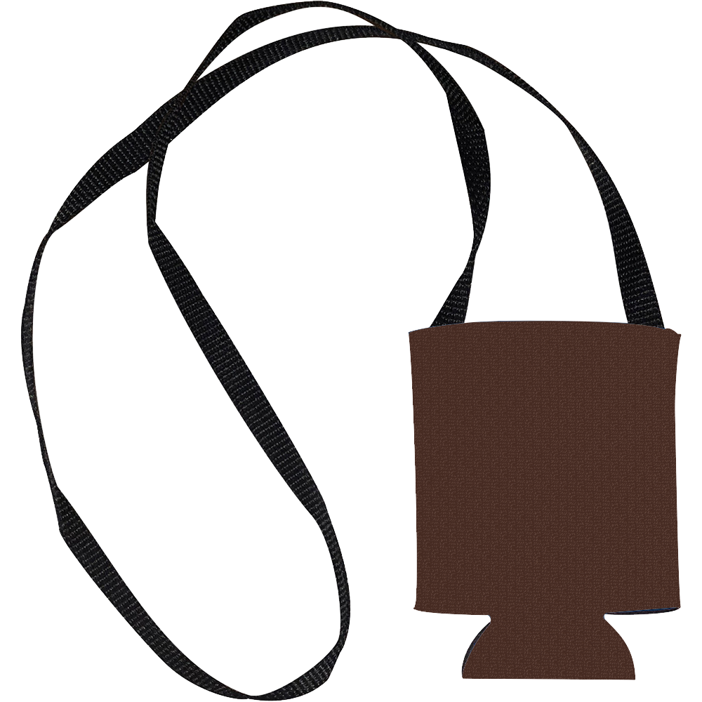 Hands Free Can Cooler with Strap - 12 oz Blank - Custom Hard Coolers Before Logo #207653 - blank view 8