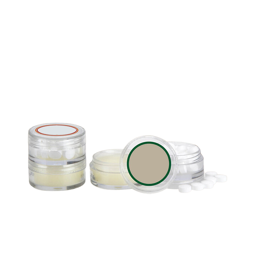 Lip Moisturizer & Mint 2-in-1 Container - 1.44 in Blank - Bulk Custom Lip Balm & Moisturizers Before Logo - blank view 2