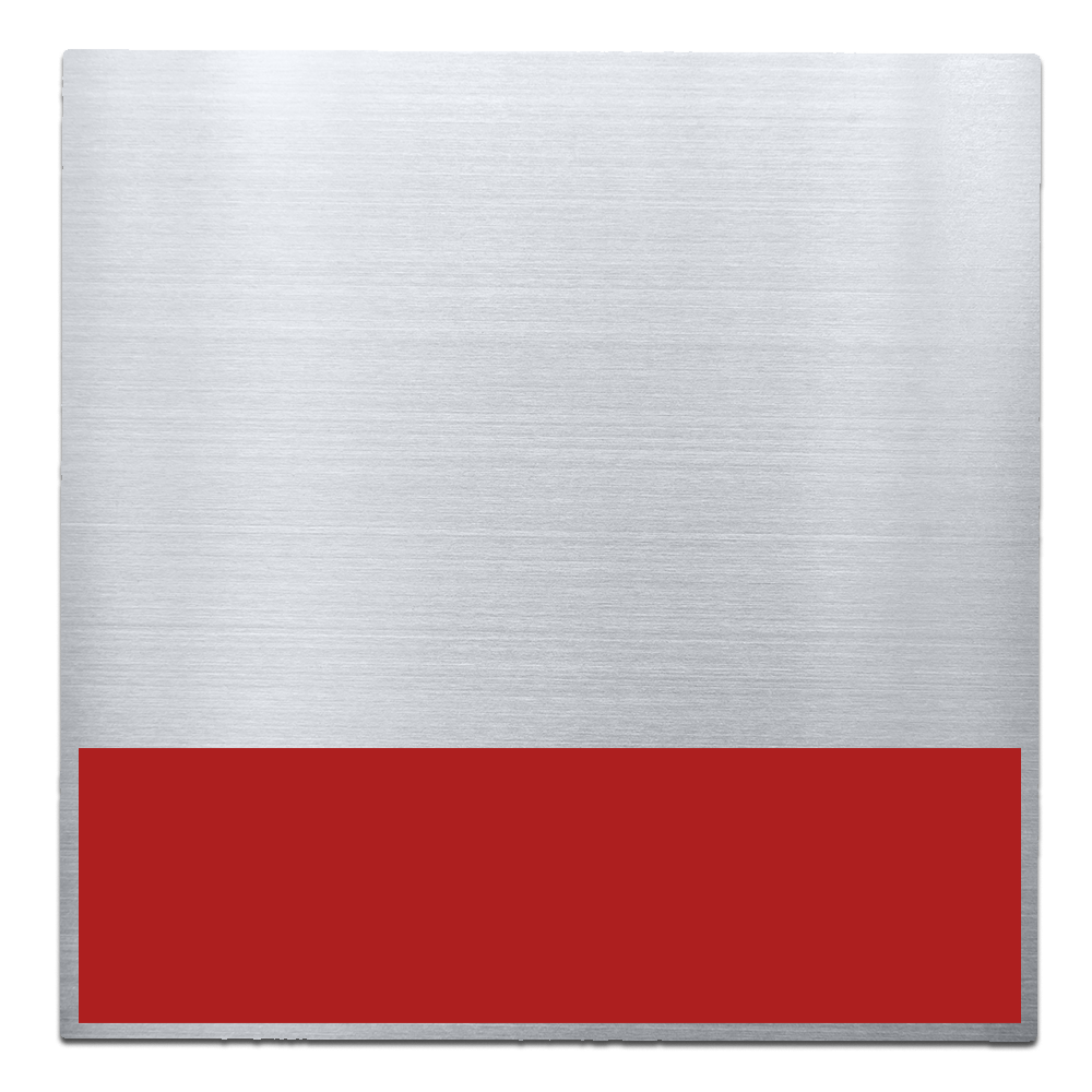Aluminum Signage Plate Full Color - 20-25 sq in Blank - Customizable Banners & Signs Before Logo #209179 - blank view 3