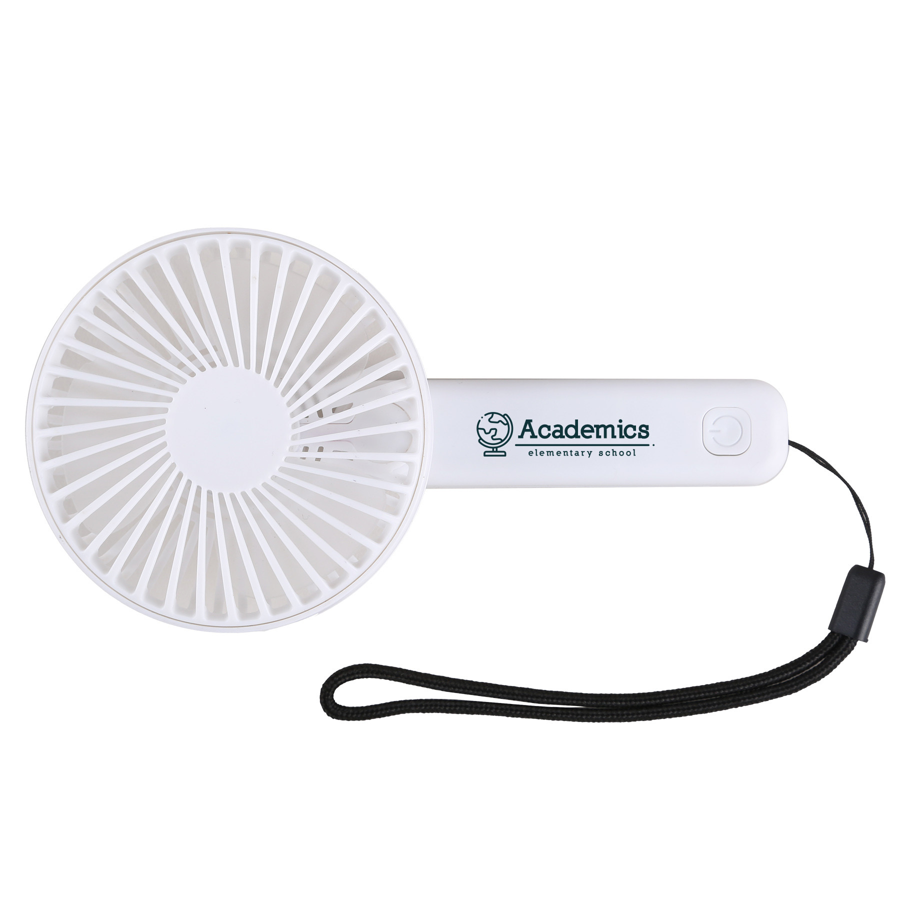 Mini Fan Foldable Rechargeable with Lanyard - 6.38 in - View 6 - Logo Custom Breakaway Lanyards - product view 7