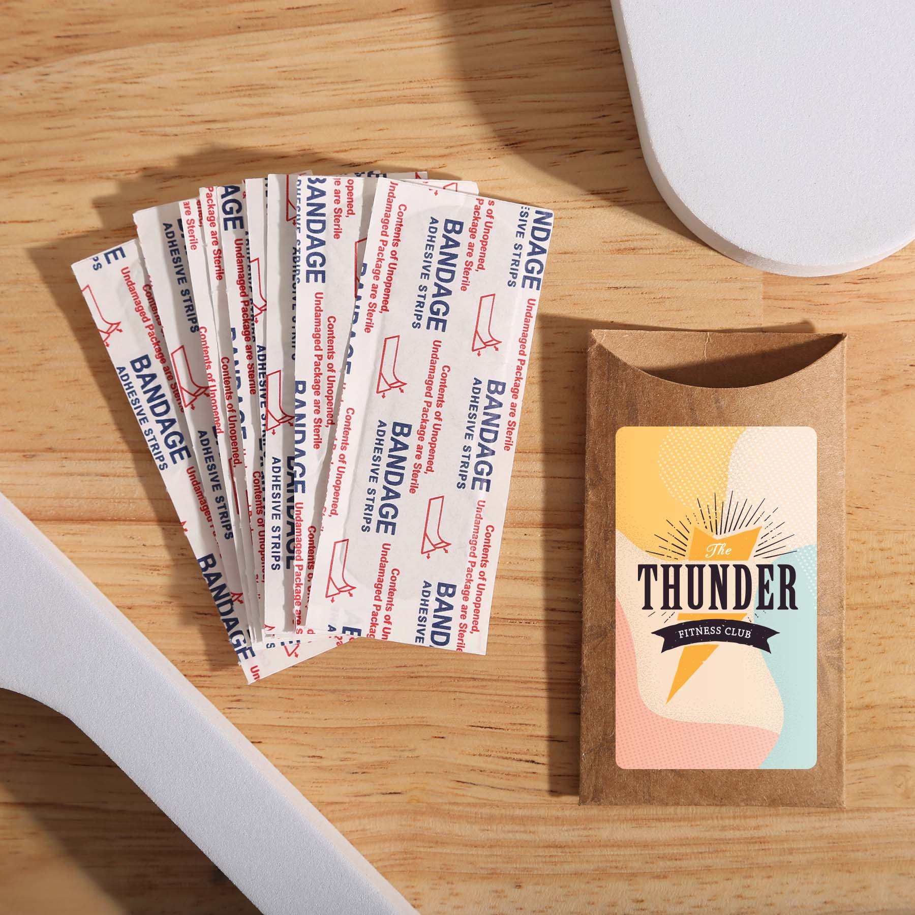 Bamboo Bandages Sustainable Plastic-Free (10 Pack) - Custom Promotional Product