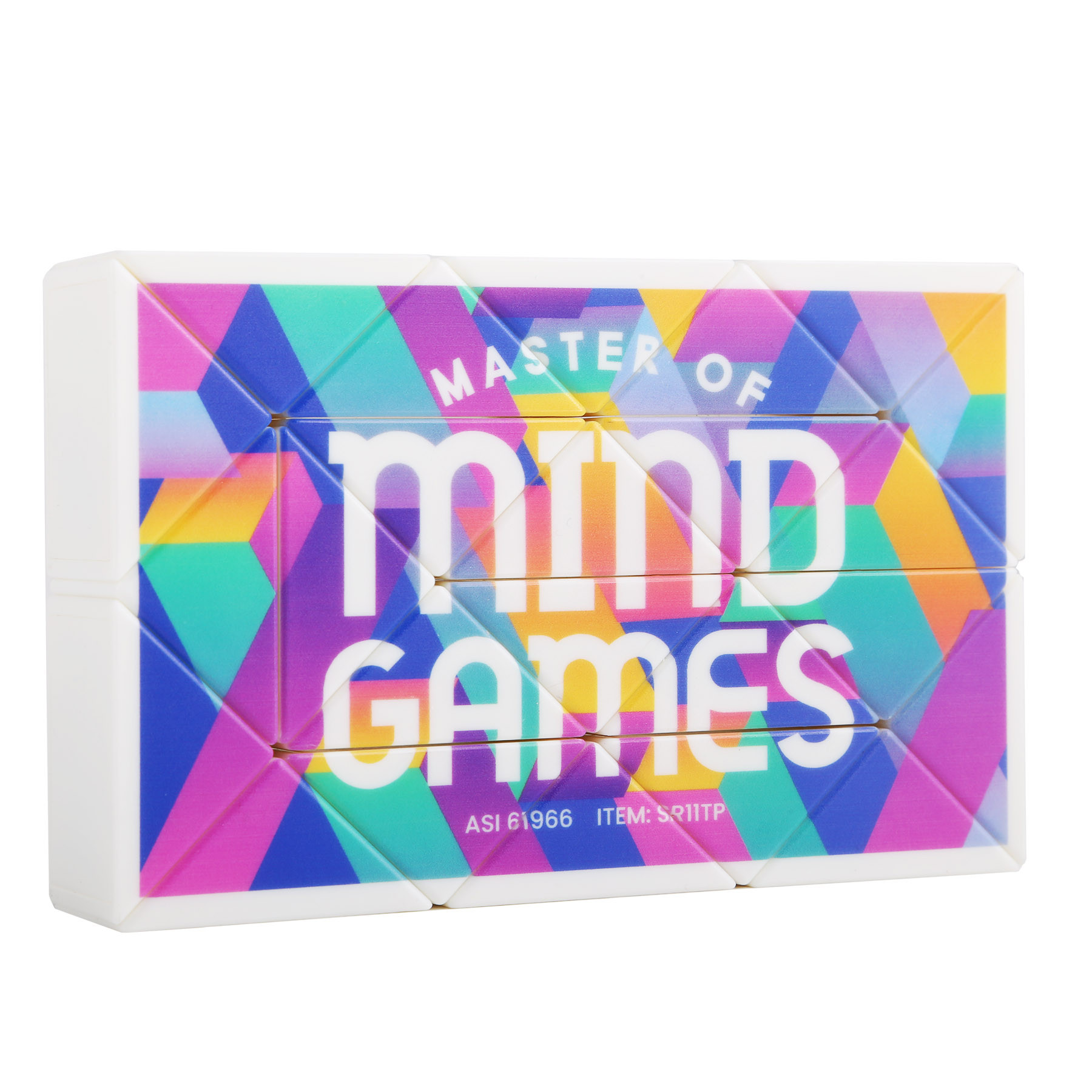 Fidget Cube Snake Puzzle ABS Plastic - 2.6 x 4 in - View 5 - Imprinted Puzzles - product view 6