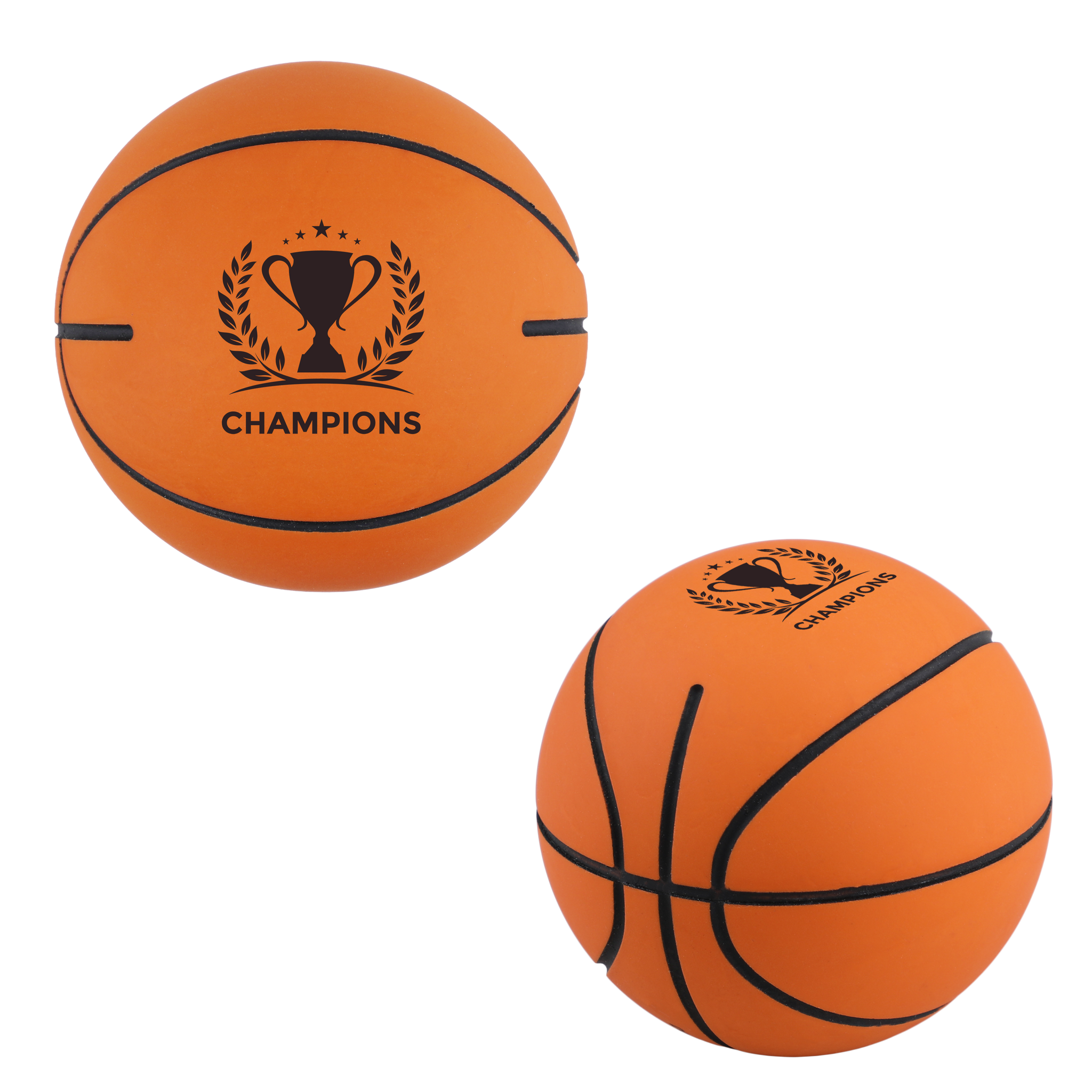 Mini Basketball Bouncing Rubber Slam Dunk - 2.4 in - View 4 - Promotional Sports Balls - product view 3