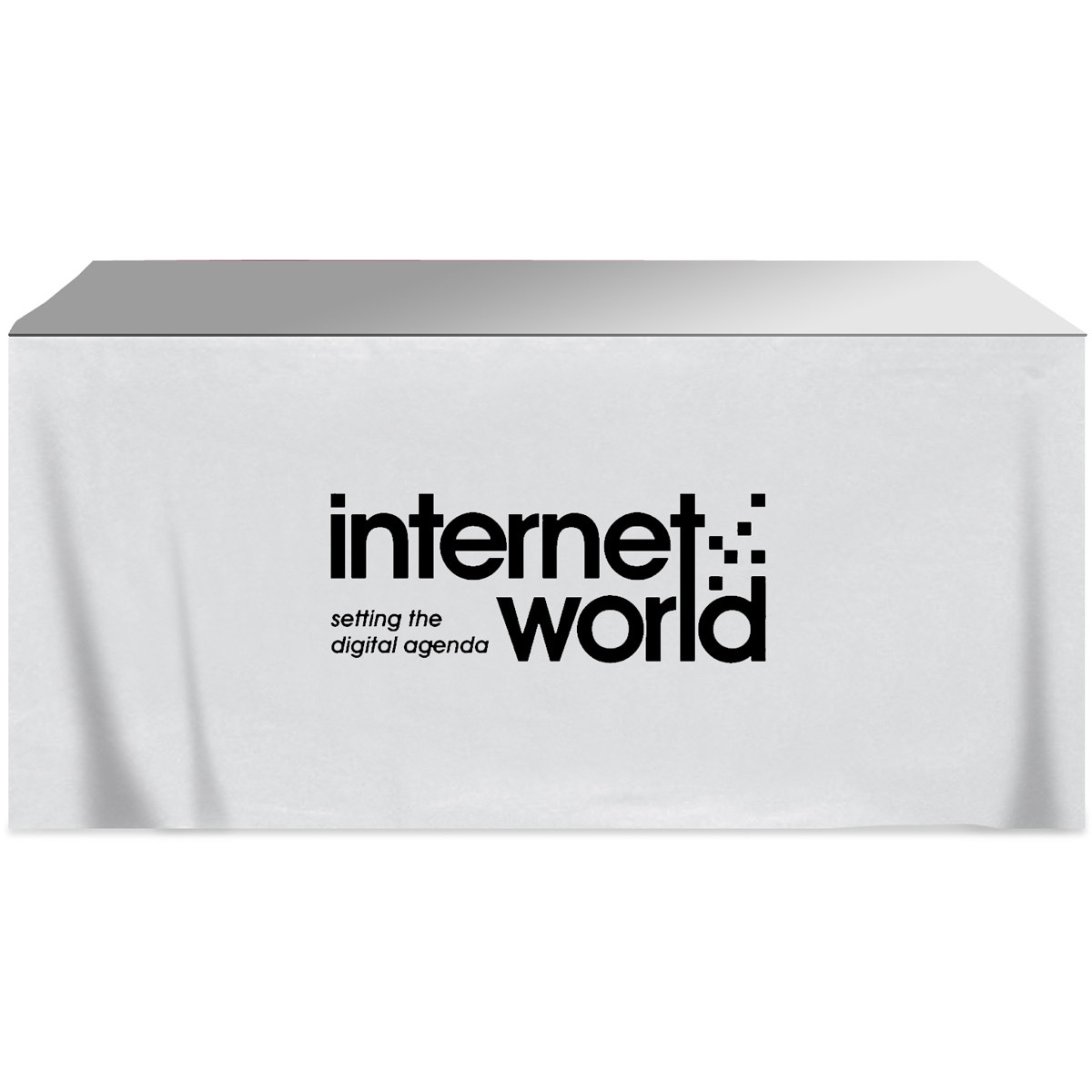 Table Skirt 3-Sided Poly Cotton - 6 ft - Custom Promotional Product