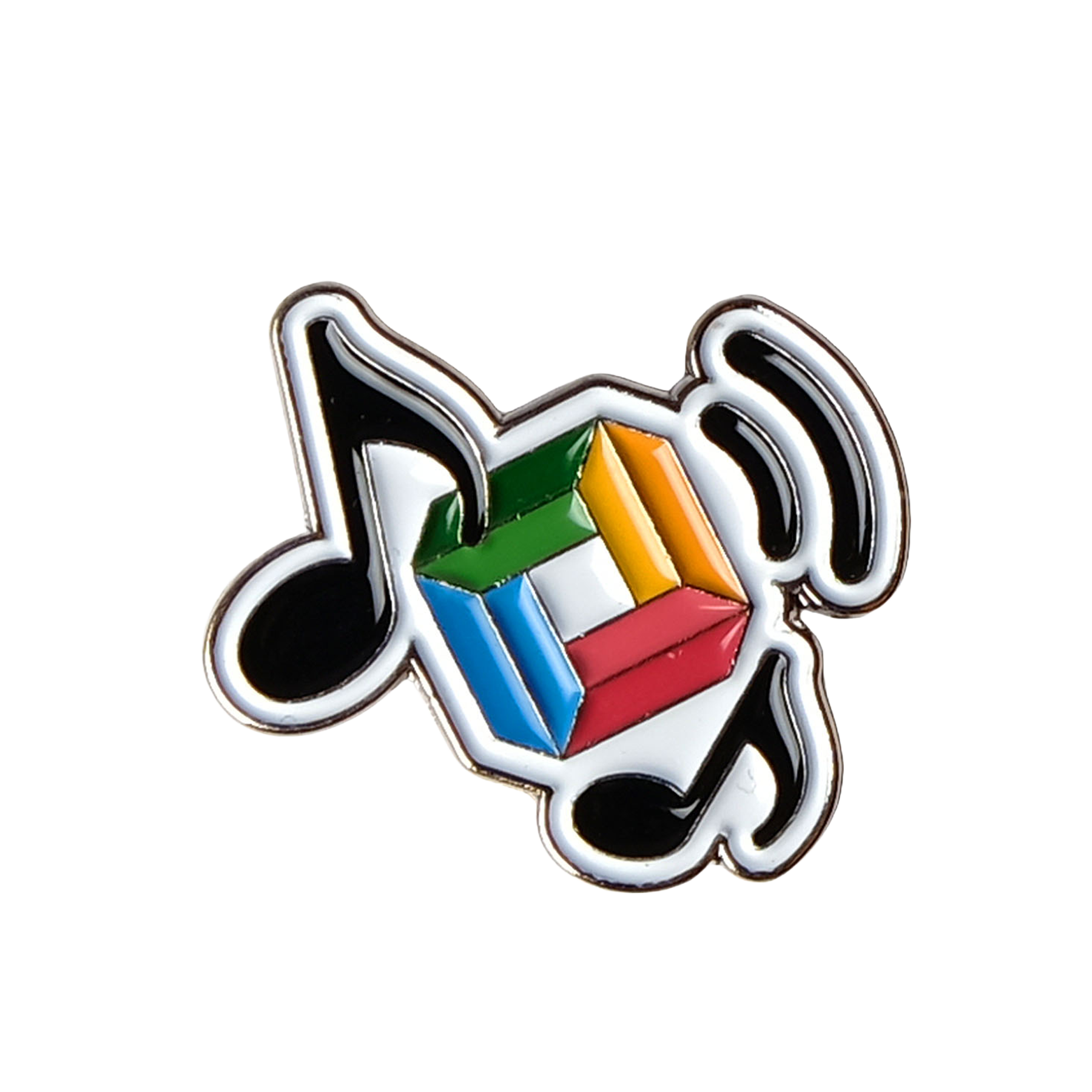 Soft Enamel Lapel Pin Iron Die Struck Large - 0.75 x 0.75 in - View 3 - Promotional Lapel Pins - product view 4