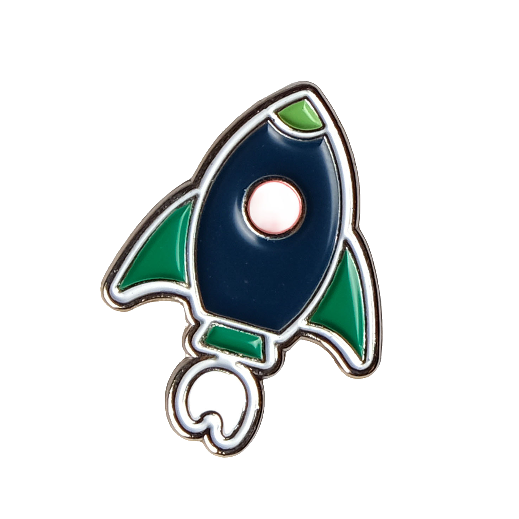 Soft Enamel Lapel Pin Iron Die Struck Large - 0.75 x 0.75 in - View 4 - Personalized Lapel Pins - product view 5