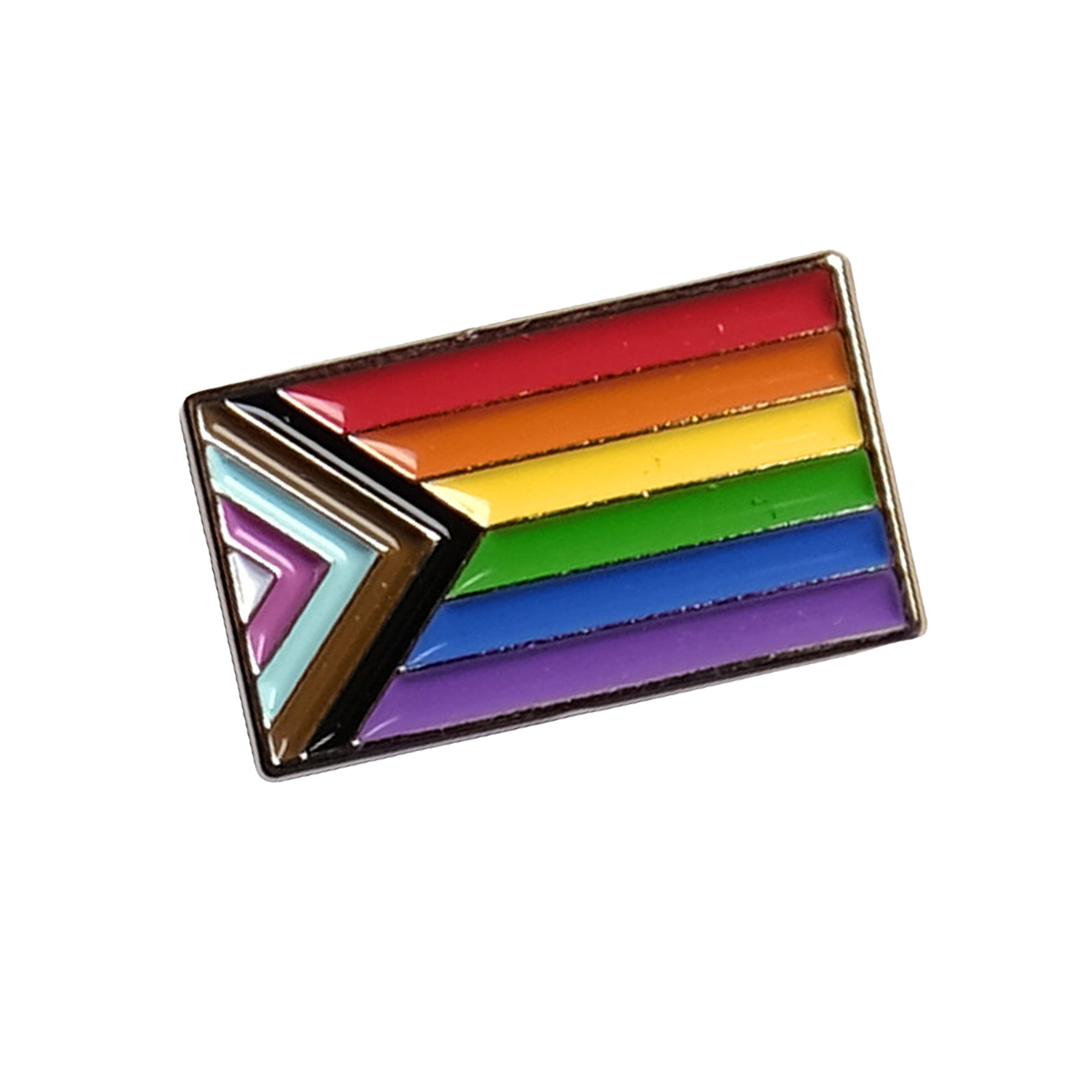 Soft Enamel Lapel Pin Iron Die Struck Large - 0.75 x 0.75 in - View 6 - Custom Logo Lapel Pins - product view 7