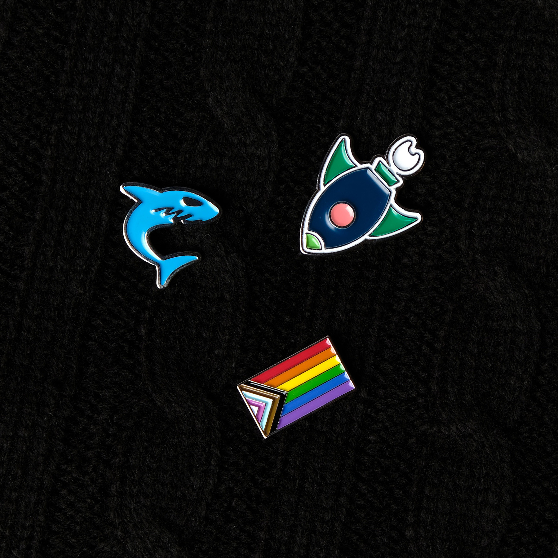 Soft Enamel Lapel Pin Iron Die Struck Large - 0.75 x 0.75 in - View 12 - Custom Lapel Pins - product view 11