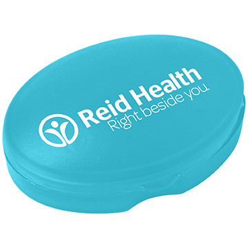 Oval Pill Box - View 6 - Logo Pill Cases & Organizers - product view 7