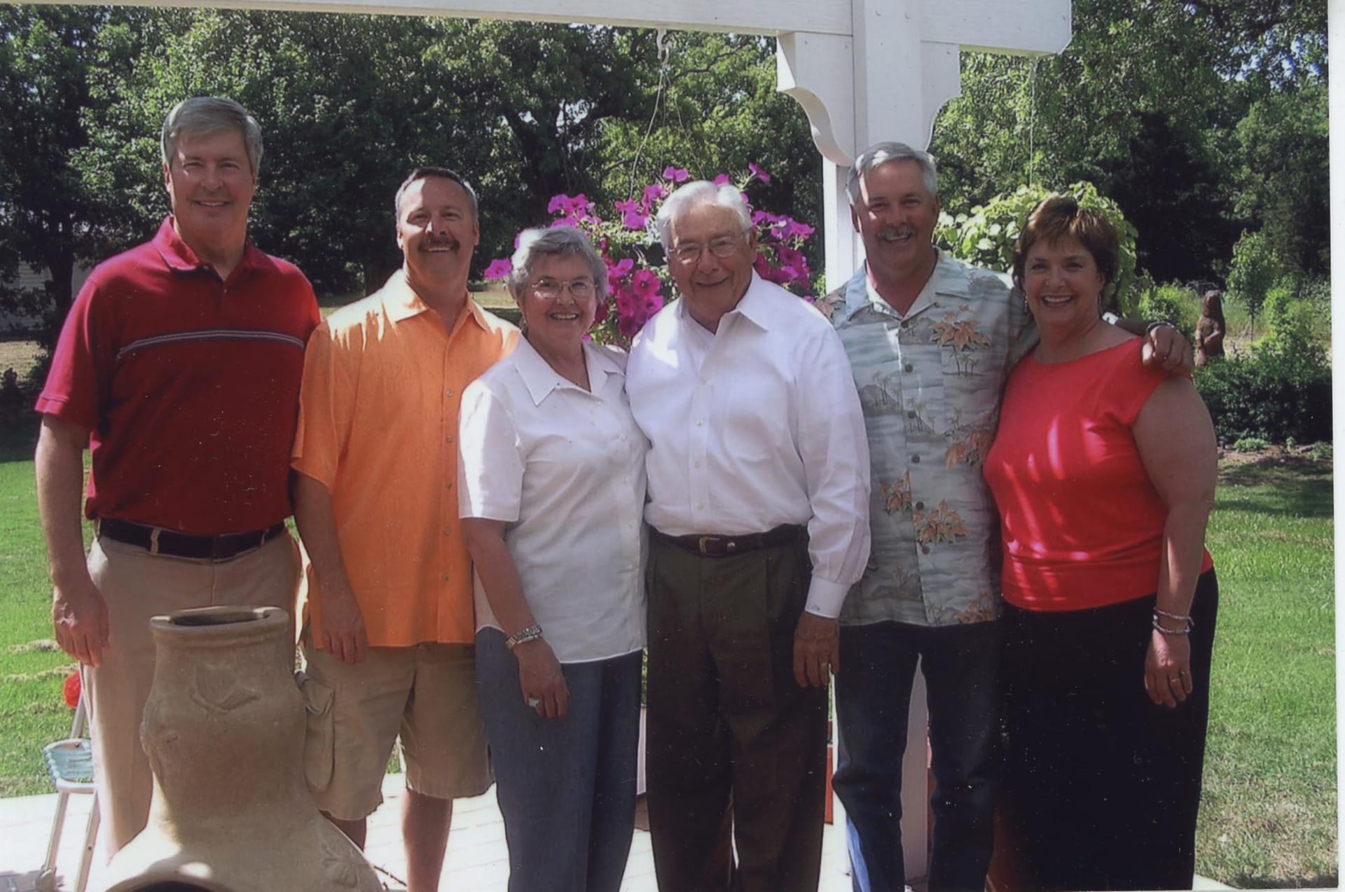 Terry Vin Anderson, Barry
 Lee Anderson, Unknown,
 Johnny Vin Anderson, John
 Thomas Anderson and Patti
 Jo Rains (LTR)