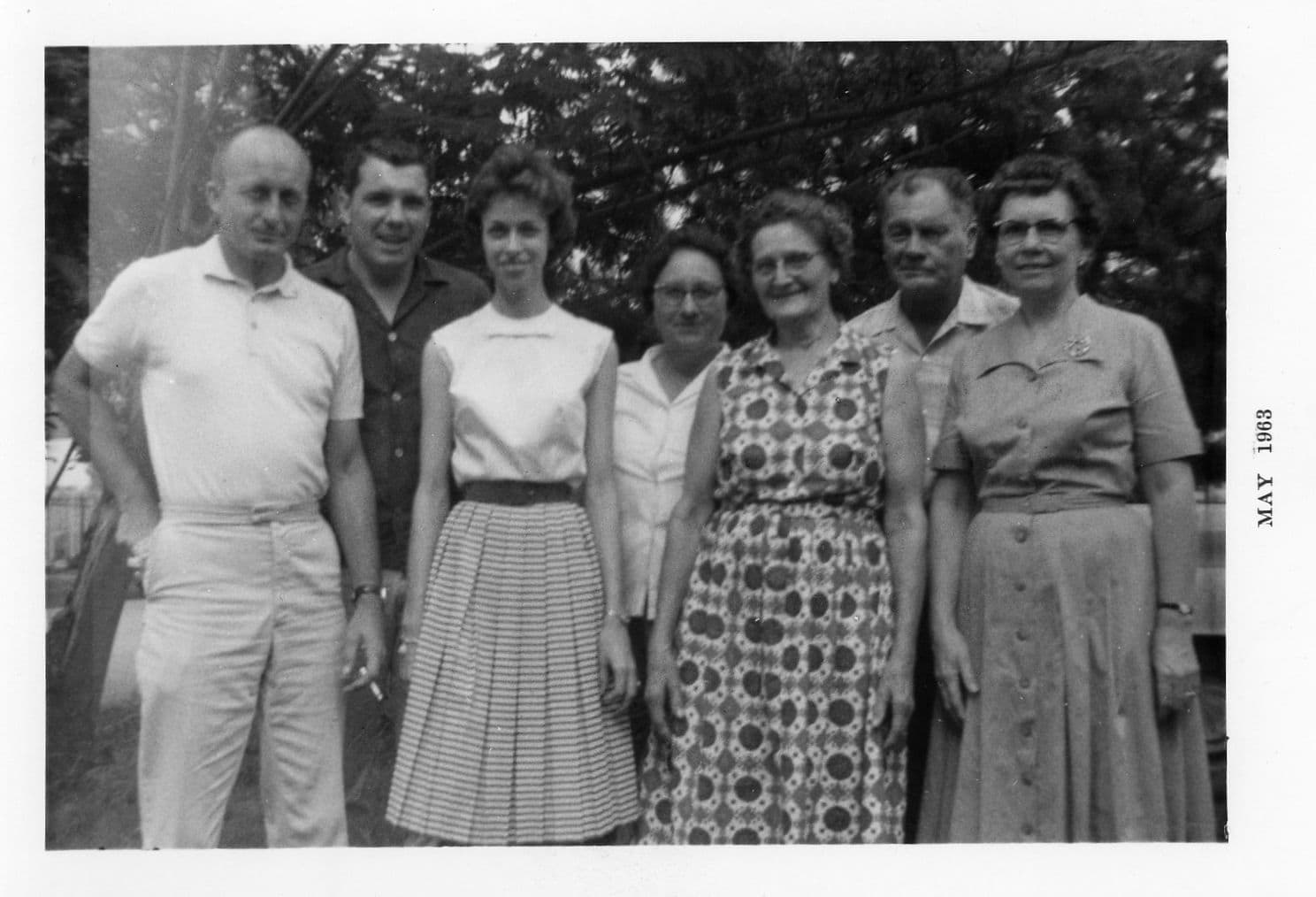 Bobby Ray Callahan, Bill William Frank
 Beaubien, Fairy Beaubien, Eva Hawk,
 Elizabeth Beaubien, Frank Beaubien and
 Daisy Beaubien (LTR)