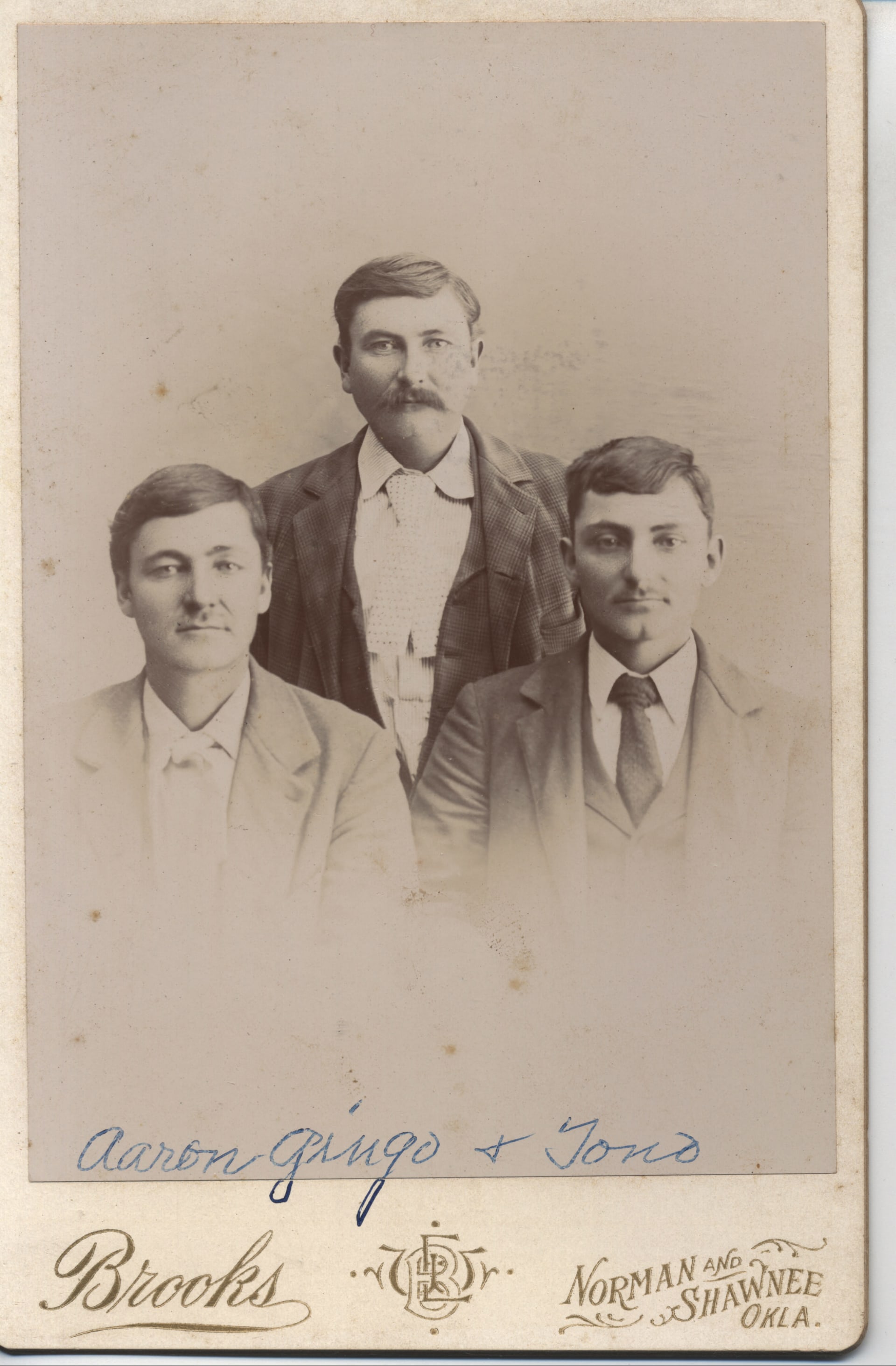 Aaron F. Bourbonnais, John A.
 Bourbonnais and Anthony
 Bourbonnais (LTR)