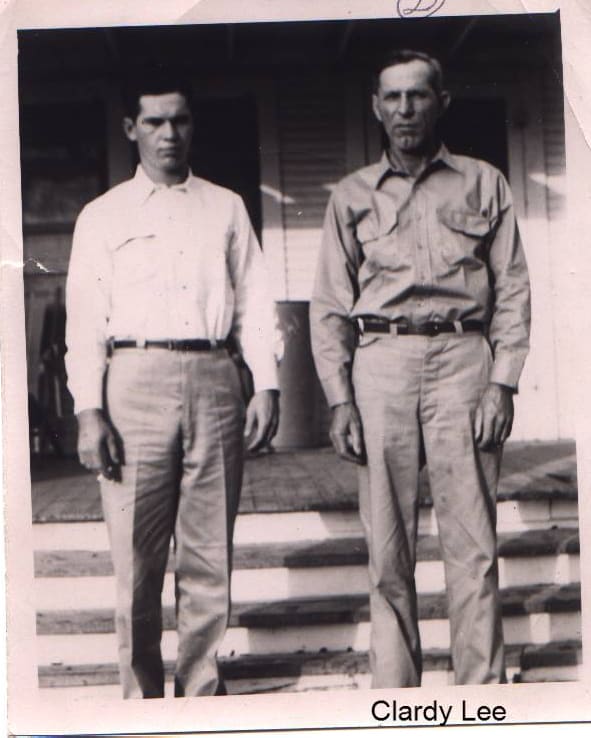 Unknown and Lee Hugh
 Clardy (LTR)