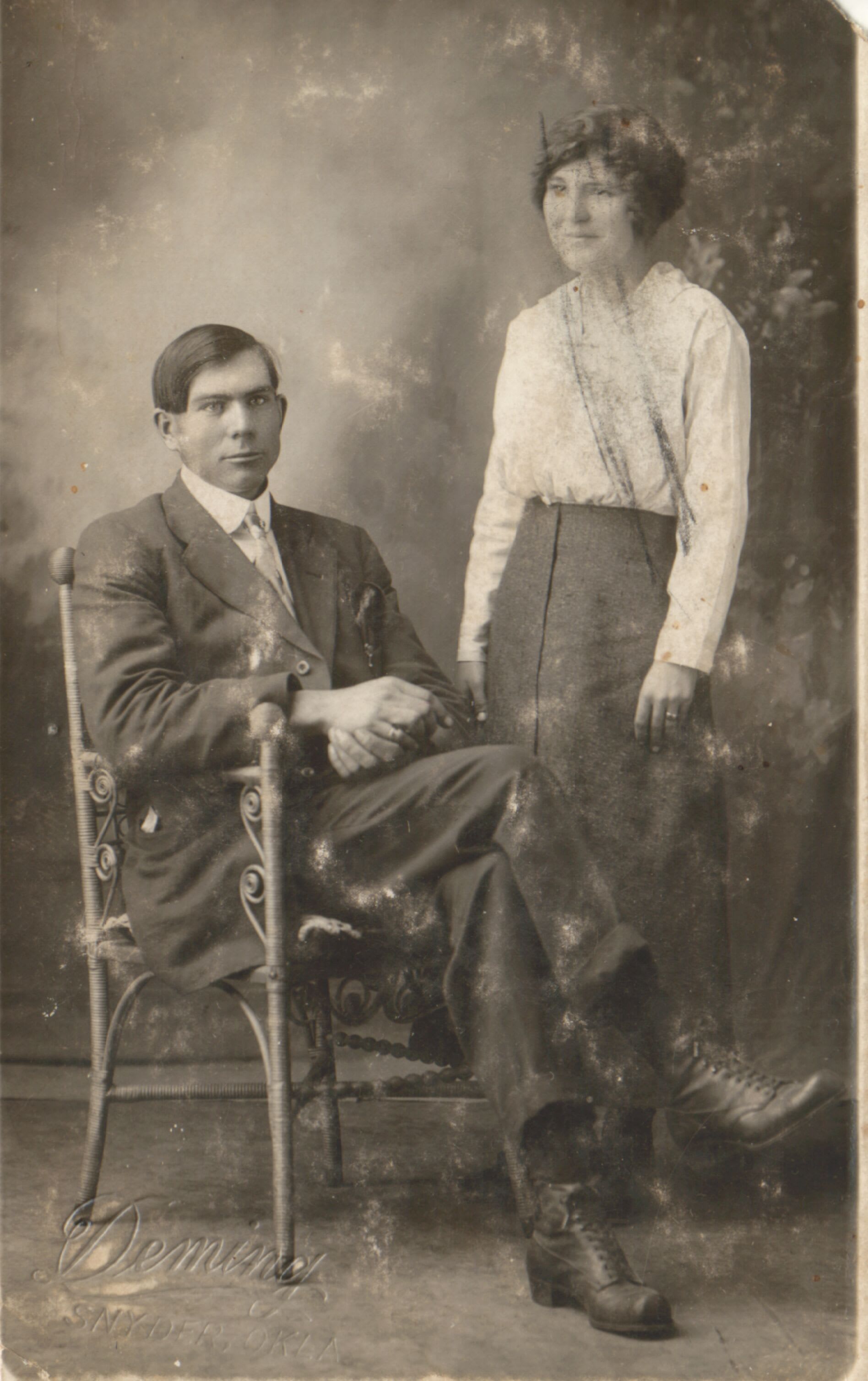 Daniel Oliver Bressman and
 Jimmie Lou Moore (LTR)