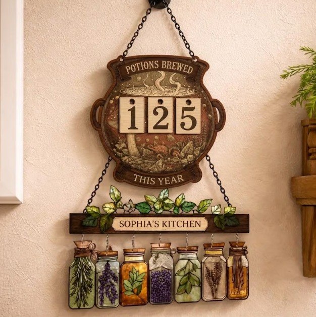 Witchcraft Pagan Wooden Board