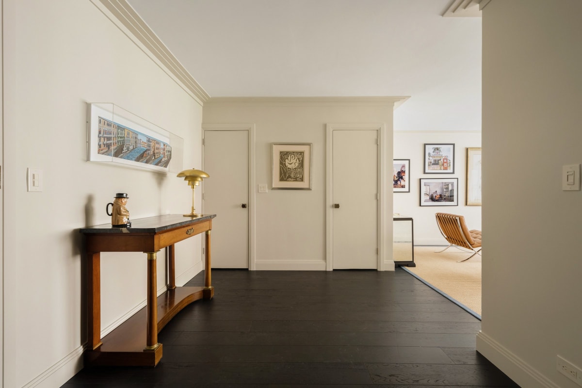 The gallery foyer