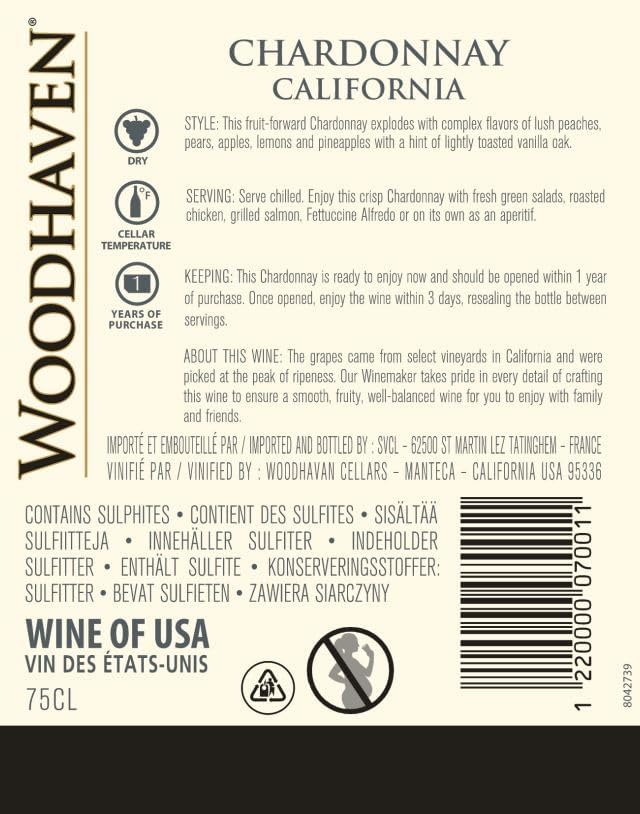 Vue 4 de Woodhaven Vin De Californie
