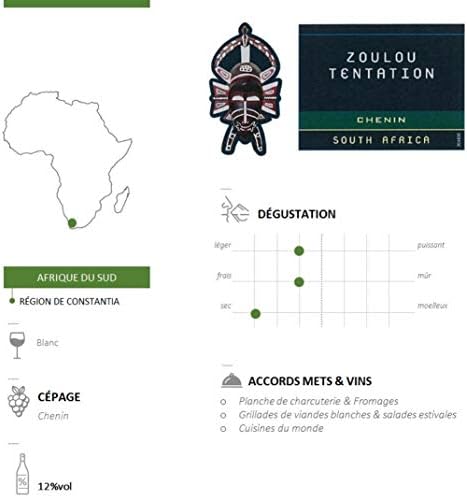 Vue 4 de Zoulou Tentation Chenin Vin