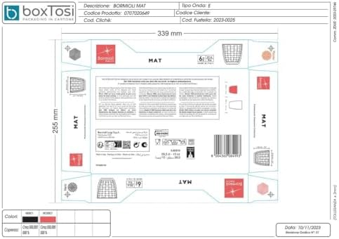 Vue 6 de Bormioli Rocco Lot Verres