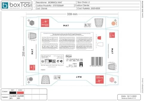 Vue 7 de Bormioli Rocco Lot Verres