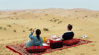 Abu Dhabi Sunrise Desert Safari with Private Transfers