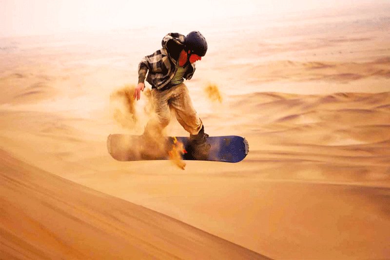 Sandboarding