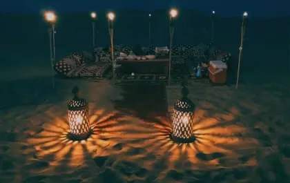 Romantic Private Dune Dinner
