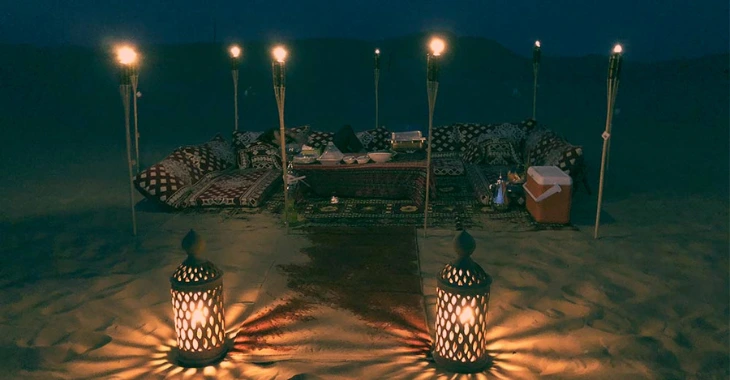Abu Dhabi Romantic Dune Dinner