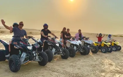Morning Quad Bike Adventure with 4x4 Desert Safari