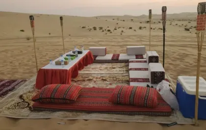 Private Romantic Dune Dinner in Style