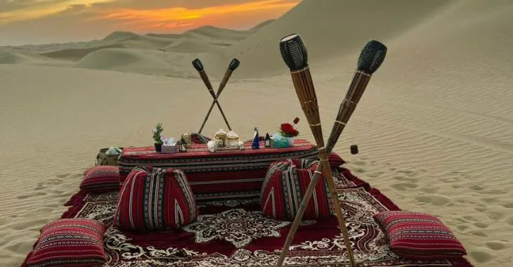 Private Desert Dinner Set up Abu Dhabi