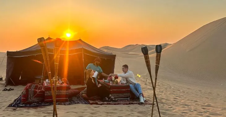 Private Desert Dinner Set up Abu Dhabi