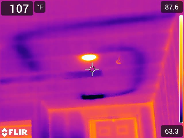 Radiometric thermal image used as supporting location context