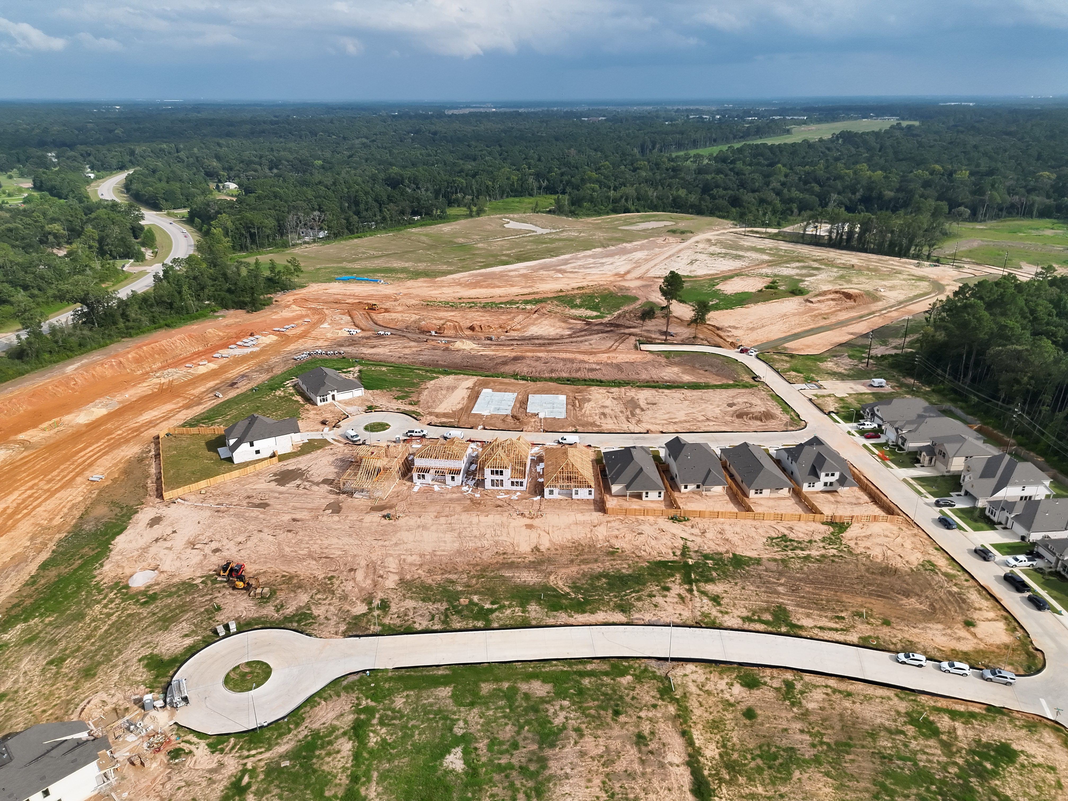 Material stock and apron area—logistics view