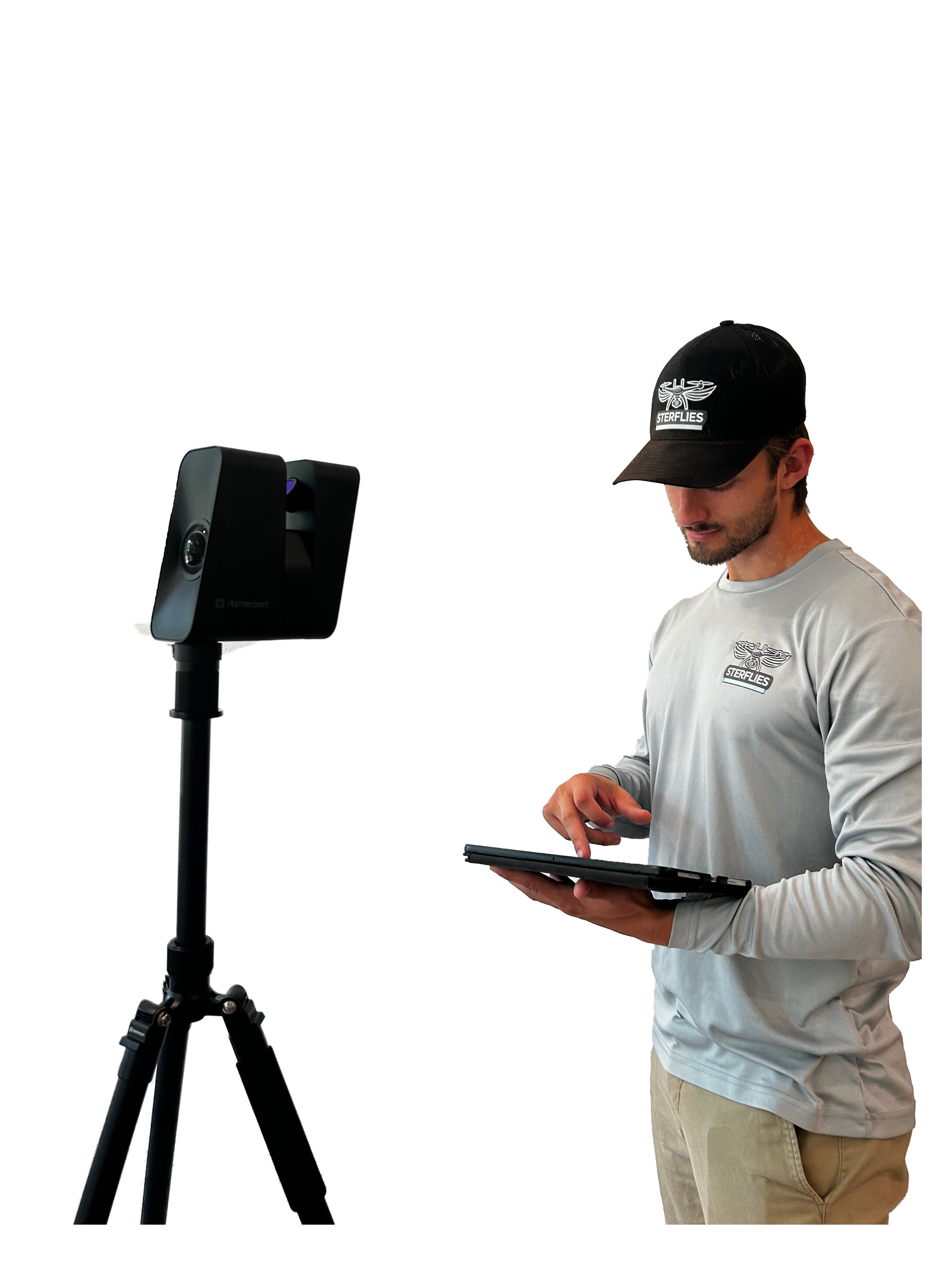 Scanning with the Matterport Pro3 during capture