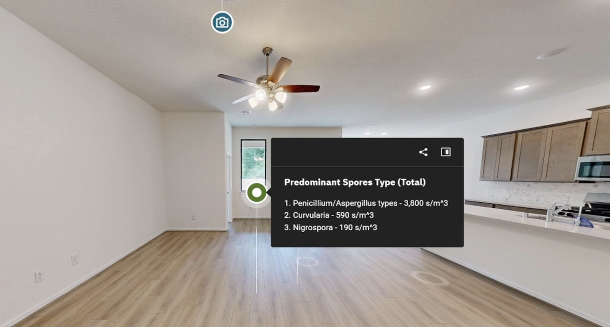 Moisture and material context example image