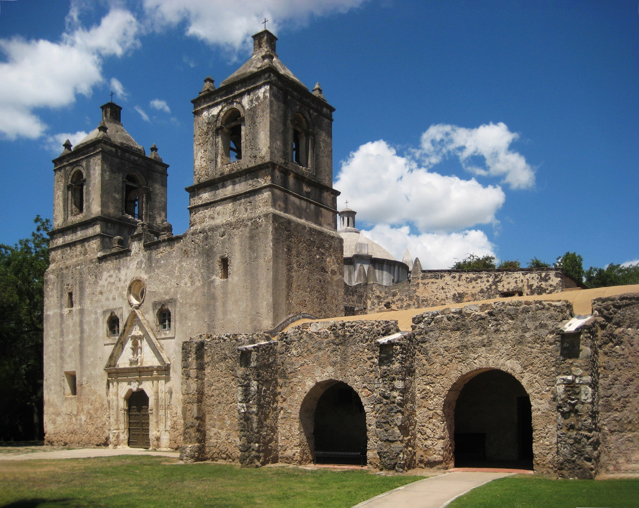 Spanish colonial mission architecture in San Antonio
