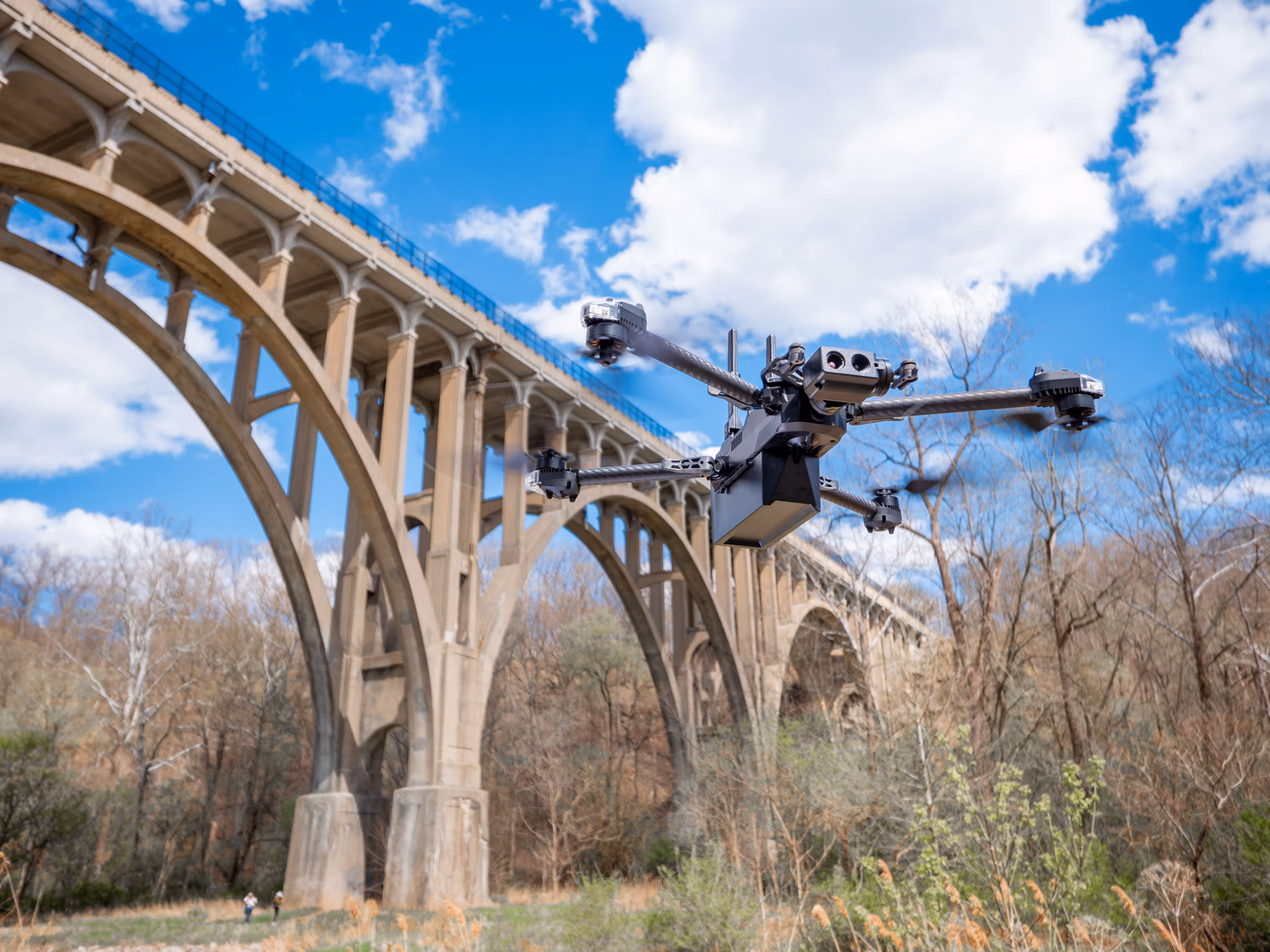 Drone capture supporting infrastructure inspection