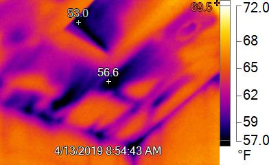 Thermal capture with broader context of the area being evaluated