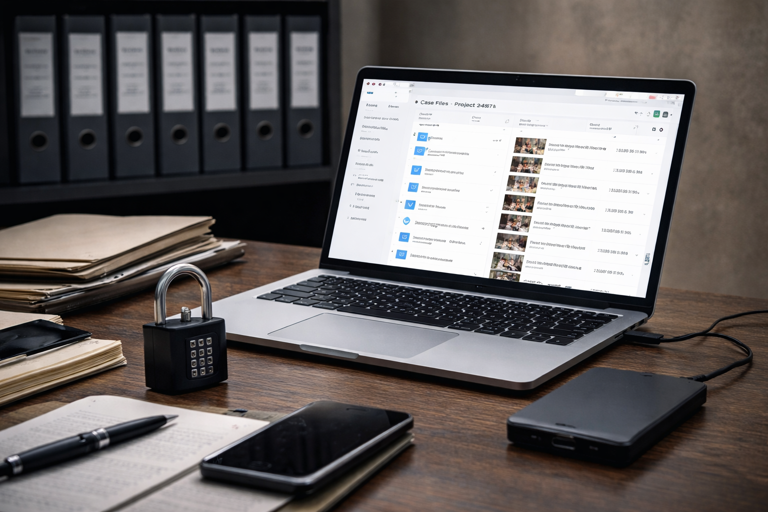 Secure storage and controlled access for evidence continuity