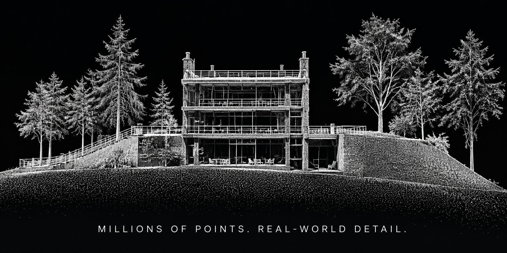 LAS versus LAZ point cloud comparison showing larger LAS and smaller compressed LAZ files