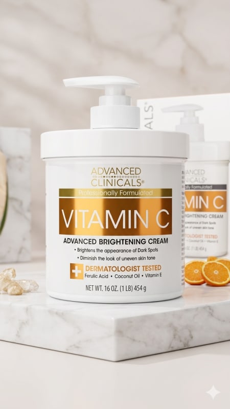 Advanced Clinicals Vitamin C Advanced Brightening Cream