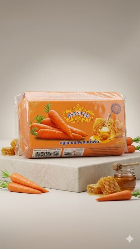 Asantee Carrot & Honey Soap